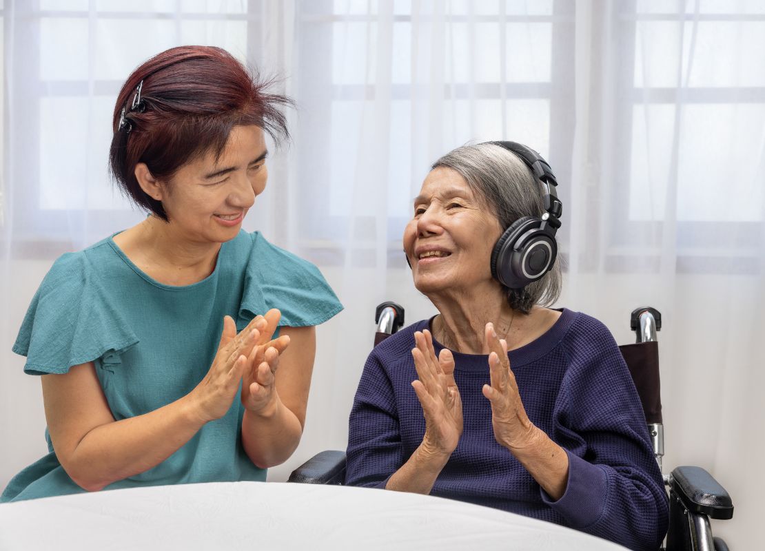 music therapy in skilled nursing facility in Castleton